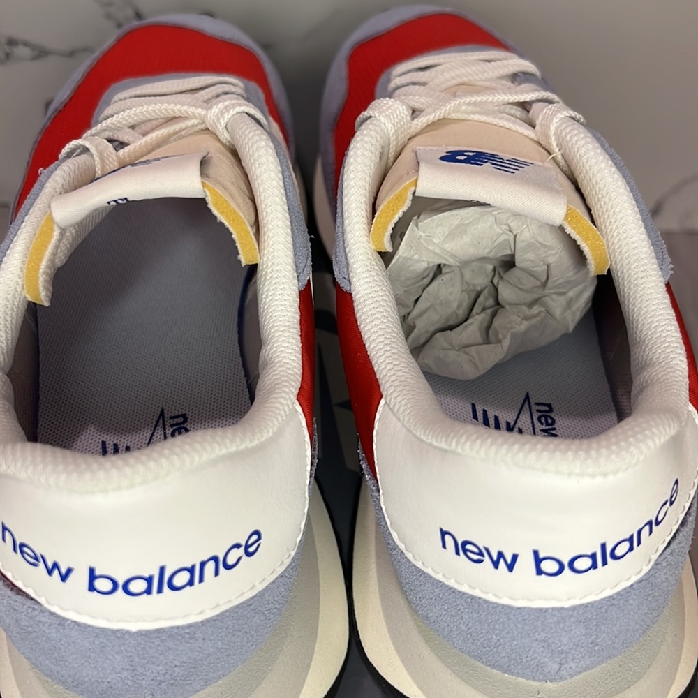 Mens NIB New Balance 237 red and blue size 9 - Picture 16 of 16